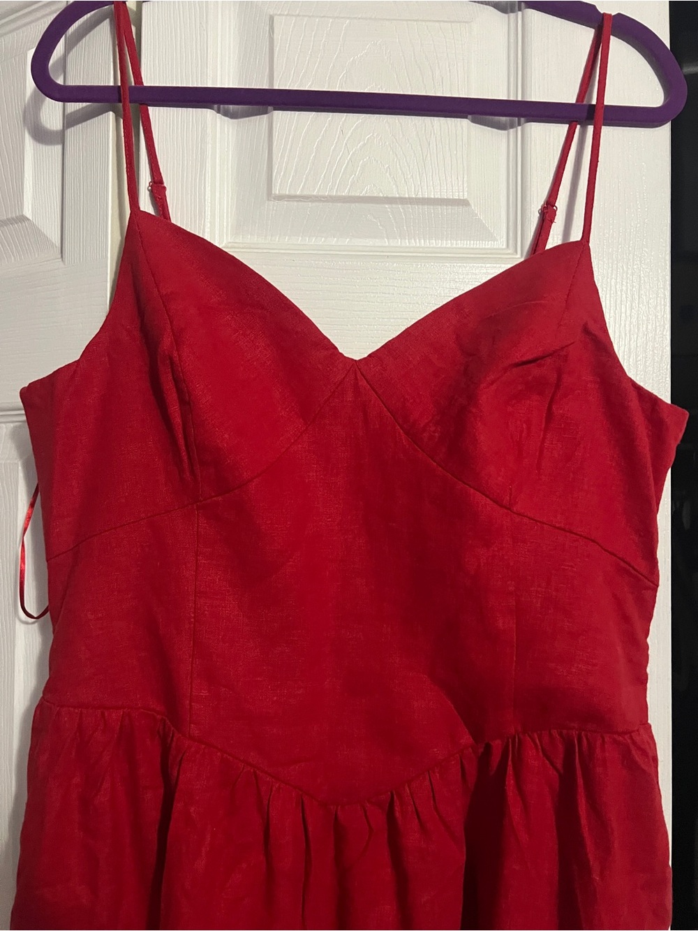 Christian Lacroix Red Spaghetti Strap Maxi Dress - Picture 5 of 12